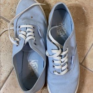 baby blue tie vans women’s size 5.5